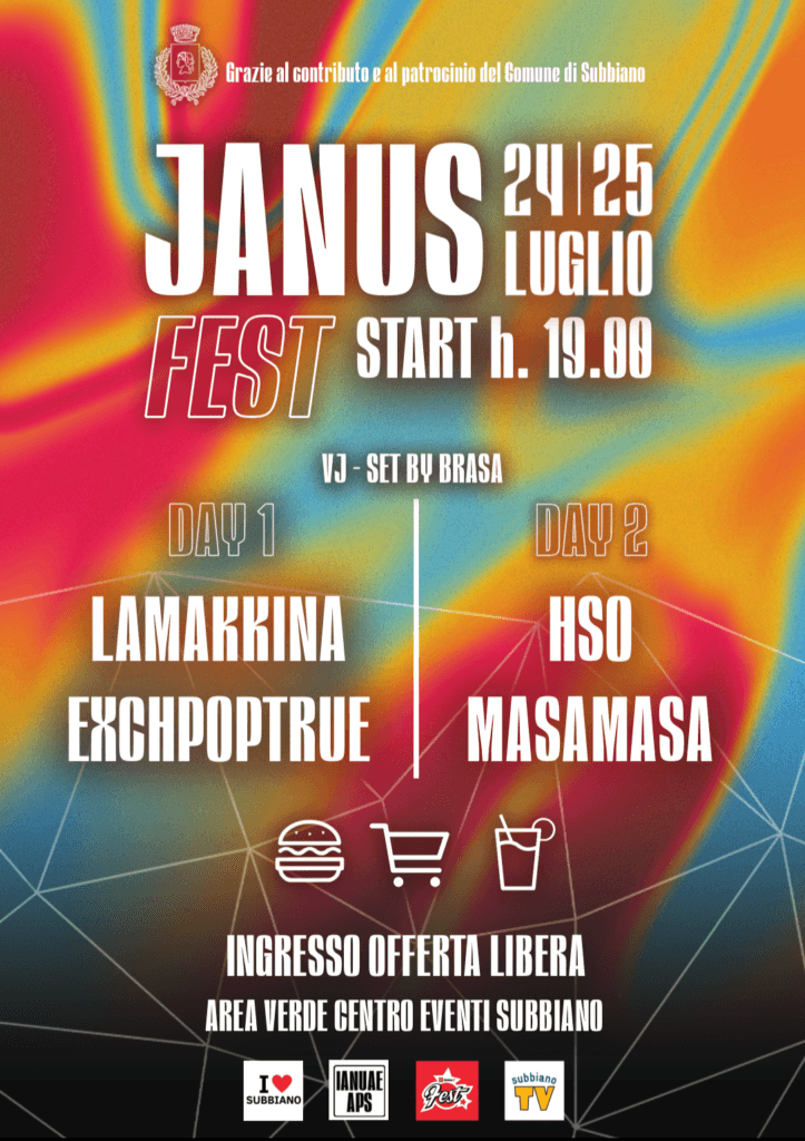 Locandina Janus FEst 24 25 Luglio 2026