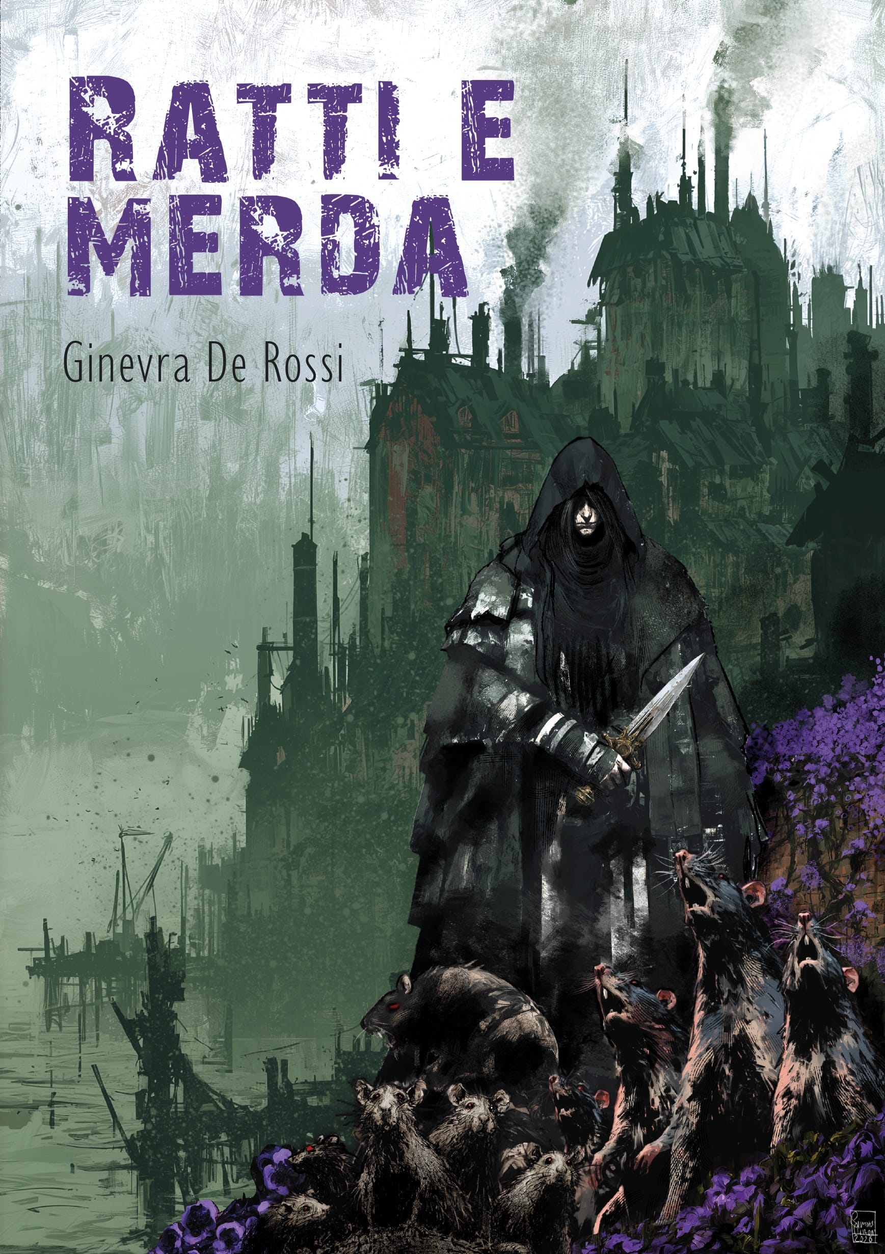 Copertina del libro "Ratti e Merda" di Ginevra De Rossi